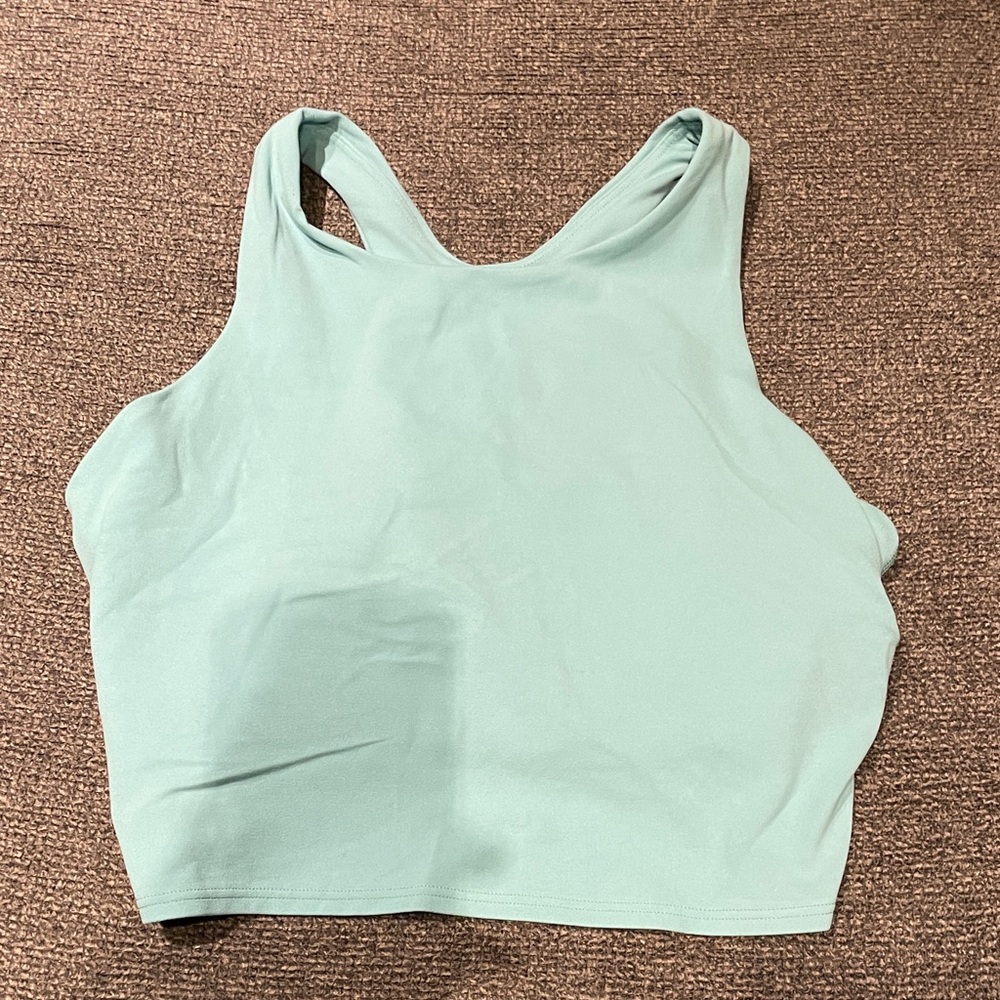Athleta Light Blue Tank Top (Built in Bra)